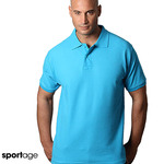 Mens Delta Combed Cotton Pique Polo